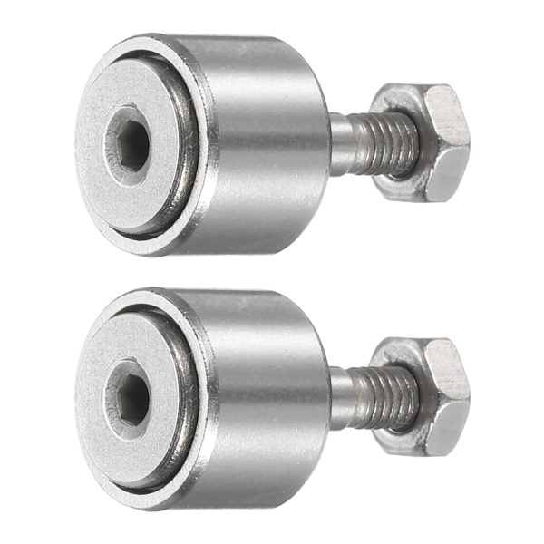 Uxcell Cam Follower Bearing Stainless Steel Track Runner-0
