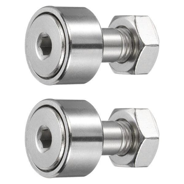 Uxcell Cam Follower Bearing 304 Stainless Steel Track Runner-0