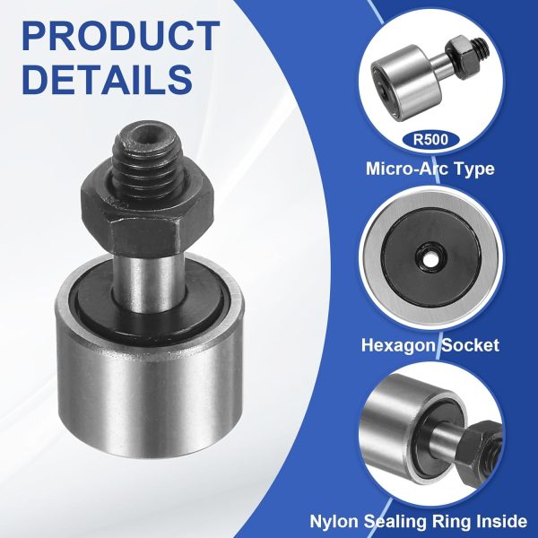 uxcell Cam Follower Track Runner Bearing PPX-2