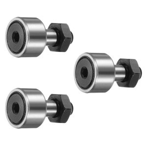 Cam Follower uxcell Flat Design Bearing 3 Pack-0