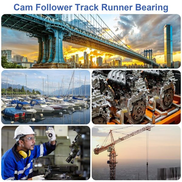 uxcell Cam Follower Track Runner Bearing PPX-5