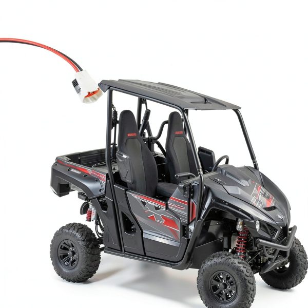 HiSport Power Lead Kit for Yamaha Wolverine RMAX & 850 Pink 2‑Count-1