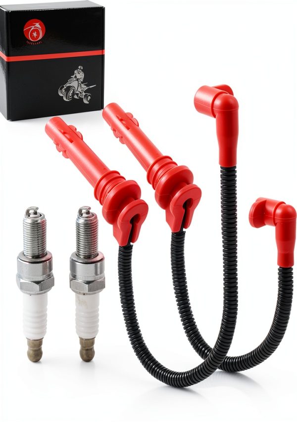 Polaris RZR Spark Plug Wire Set MOTO1988 Iridium UTV 2015-2023-0