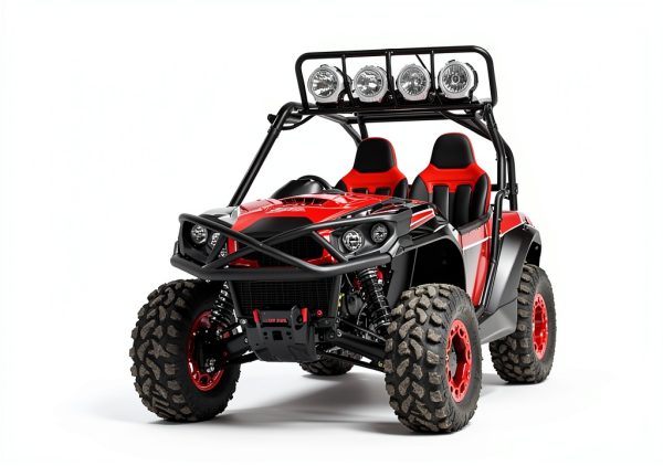 MOTO1988 12mm Alloy Steel Spark Plug Wire Set for Can‑Am Commander-5