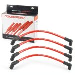 JDMSPEED 10mm Spark Plug Wire Set Red Silicone for Evinrude Outboards-0