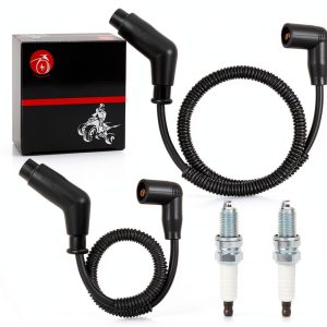 MOTO1988 12mm Alloy Steel Spark Plug Wire Set for Can‑Am Commander-0
