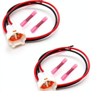 HiSport Power Lead Kit for Yamaha Wolverine RMAX & 850 Pink 2‑Count-0
