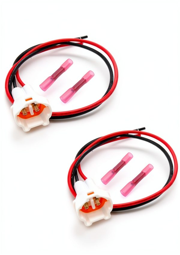 HiSport Power Lead Kit for Yamaha Wolverine RMAX & 850 Pink 2‑Count-0