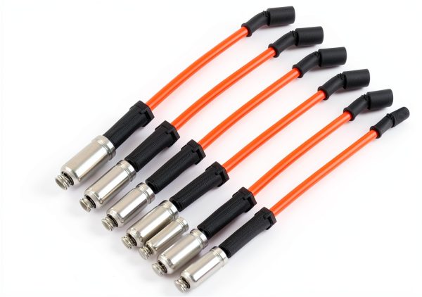 Cable Master LS V8 Engine Spark Plug Wire Set 8‑Piece Red 10mm-0