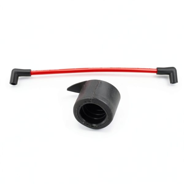JDMSPEED 10mm Spark Plug Wire Set Red Silicone for Evinrude Outboards-3