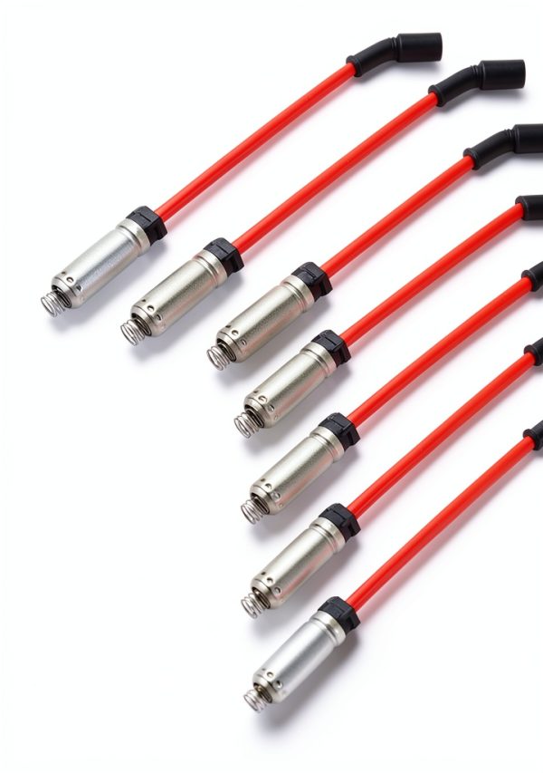 Cable Master LS V8 Engine Spark Plug Wire Set 8‑Piece Red 10mm-2