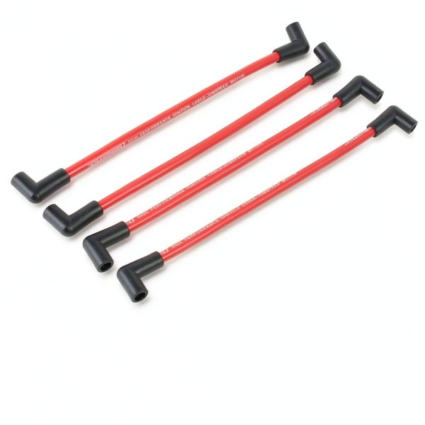 JDMSPEED 10mm Spark Plug Wire Set Red Silicone for Evinrude Outboards-1