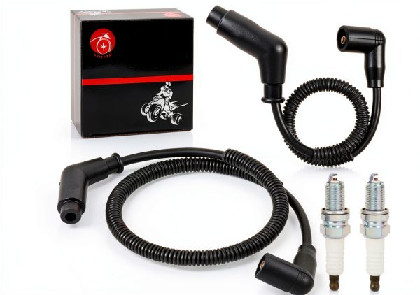 MOTO1988 12mm Alloy Steel Spark Plug Wire Set for Can‑Am Commander-4