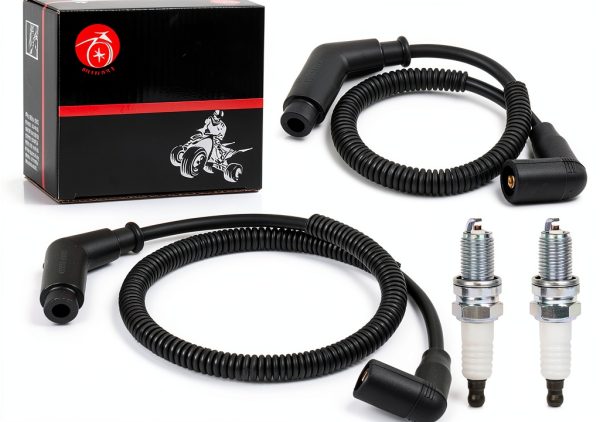 MOTO1988 12mm Alloy Steel Spark Plug Wire Set for Can‑Am Commander-2