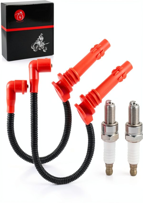 Polaris RZR Spark Plug Wire Set MOTO1988 Iridium UTV 2015-2023-1