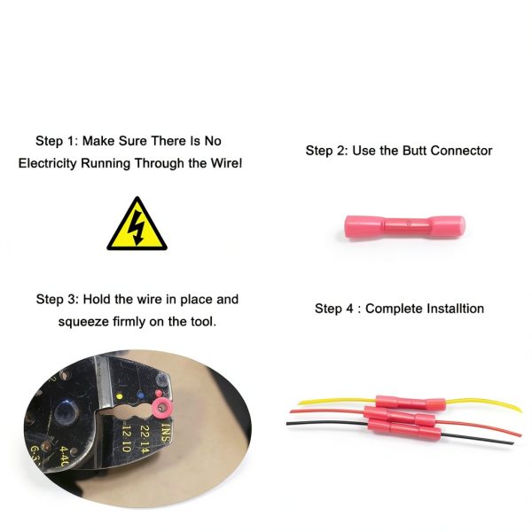 HiSport Power Lead Kit for Yamaha Wolverine RMAX & 850 Pink 2‑Count-5
