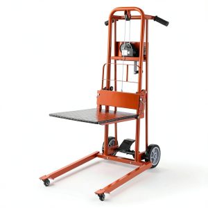 VEVOR Lift Winch Stacker 330lb Pallet Dolly Swivel Casters-0