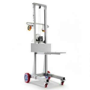VEVOR Material Lift Winch Stacker 400lb Pallet Dolly Adjustable-0