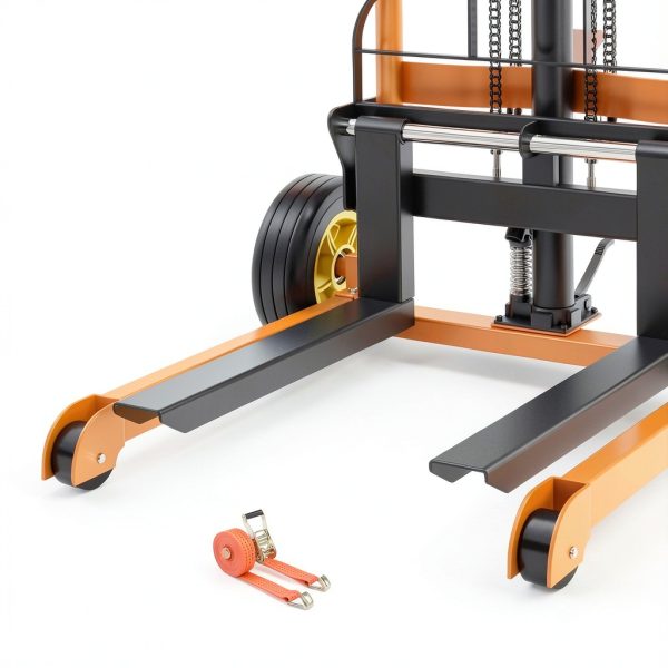 Hydraulic Material Lift Pallet Truck LuminaLiftCure 441lb Stacker-5