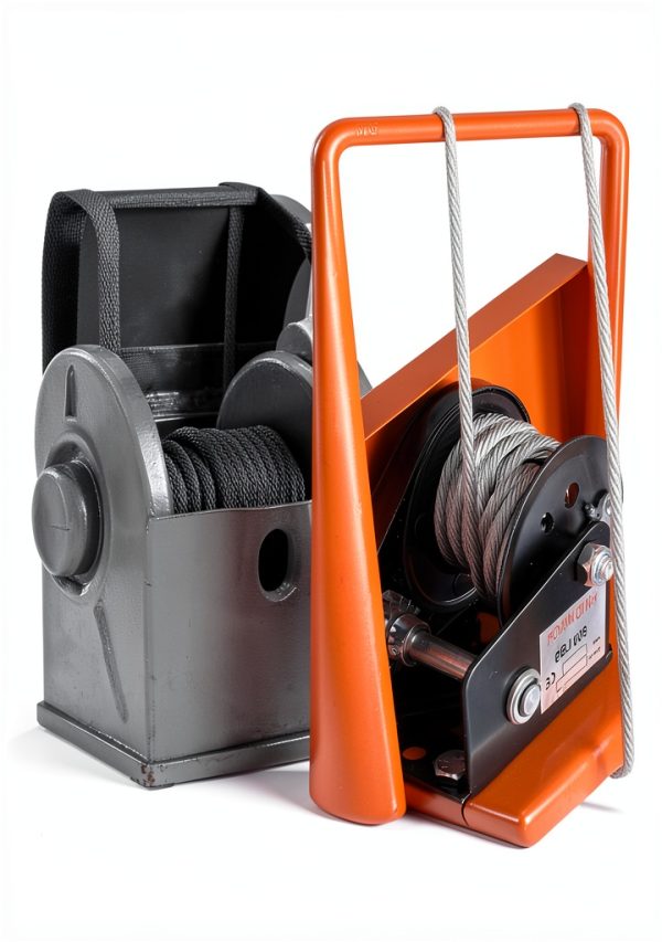 VEVOR Lift Winch Stacker 330lb Pallet Dolly Swivel Casters-3