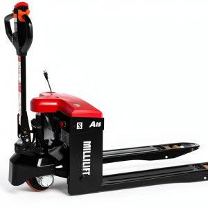 Electric Pallet Jack MILLILIFT CBD15 3300LB Heavy-Duty 45x21in Black-0