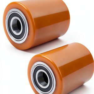 Load Wheel Getfarway for Toyota 8HBW23 Pallet Jack Orange Metal Pair-0