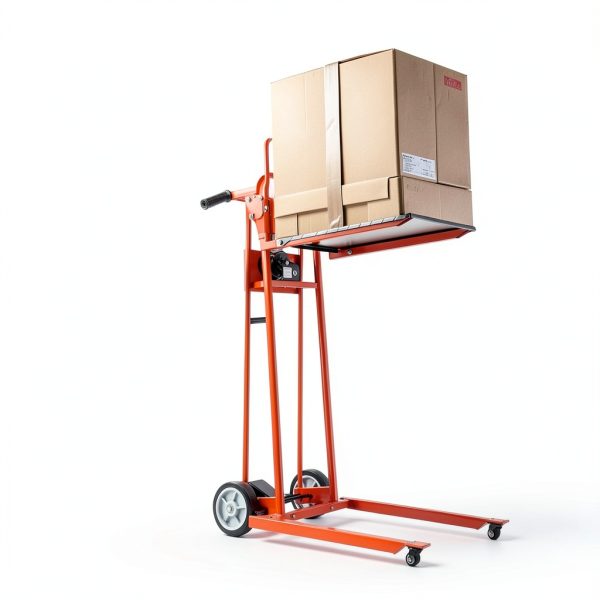 VEVOR Lift Winch Stacker 330lb Pallet Dolly Swivel Casters-7