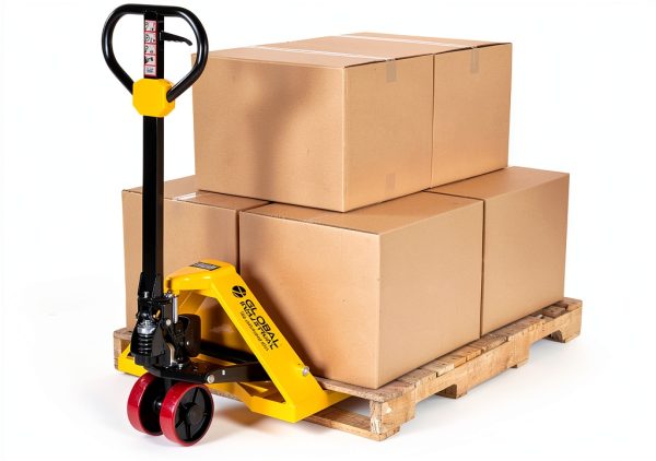Industrial Duty Narrow Pallet Jack Global Industrial 5500 lb Capacity-5