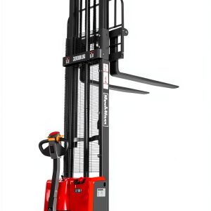Lithium-ion Electric Stacker MechMaxx 3300lb 138in Adjustable Forks-0