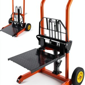 Material Lift Winch Stacker Jinrrenyi 440lb Pallet Jack 36in Lift-0